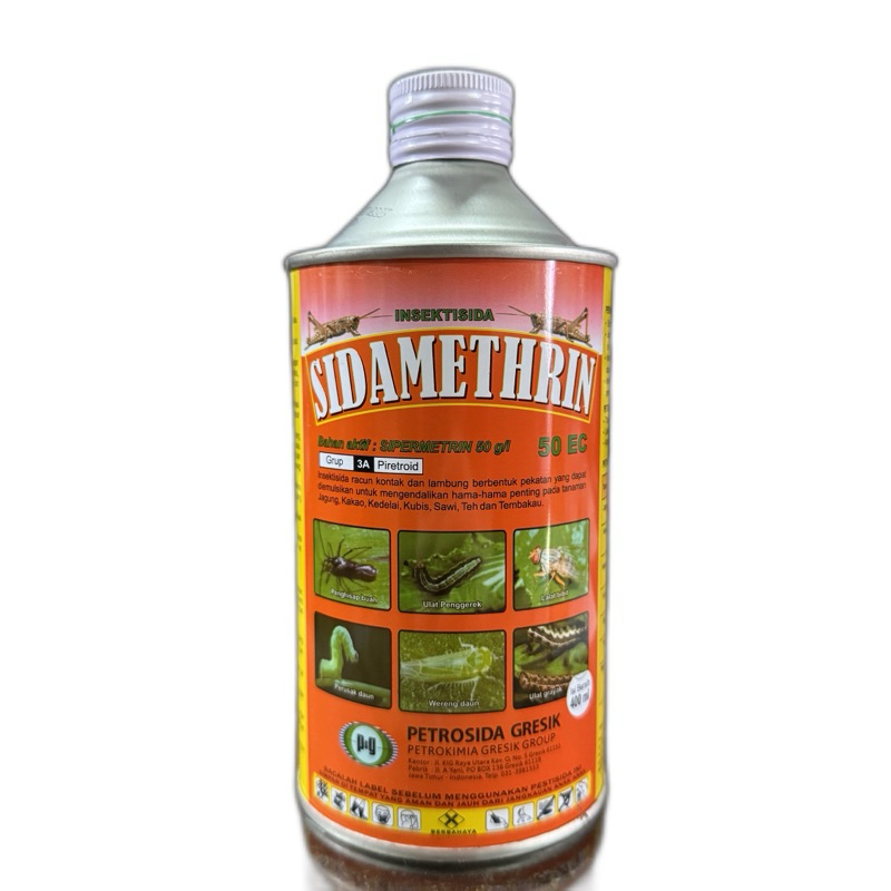 Jual INSEKTISIDA SIDAMETHRIN 50 EC 400 ML/RACUN HAMA WERENG,ULAT,LALAT ...