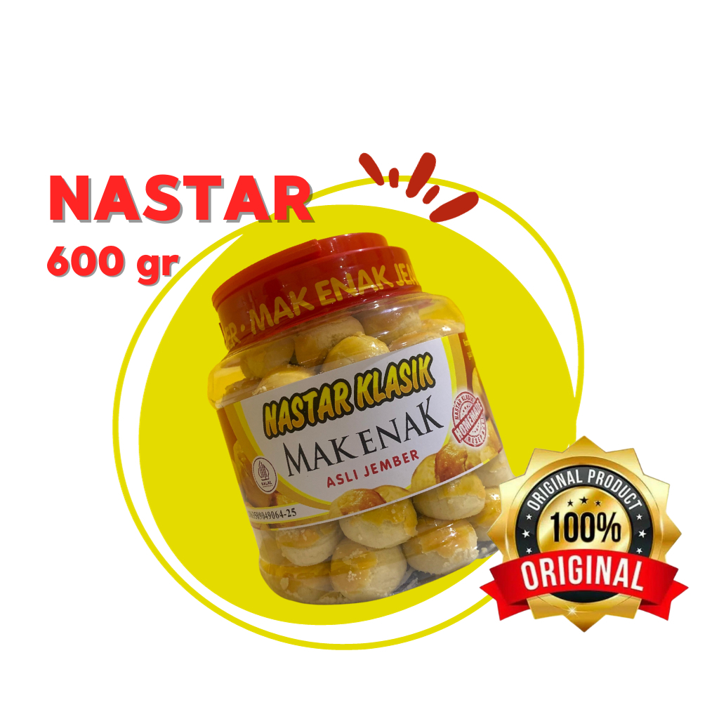 Jual MAK ENAK KUE NASTAR KLASIK KEJU JEMBER 600Gr | Shopee Indonesia