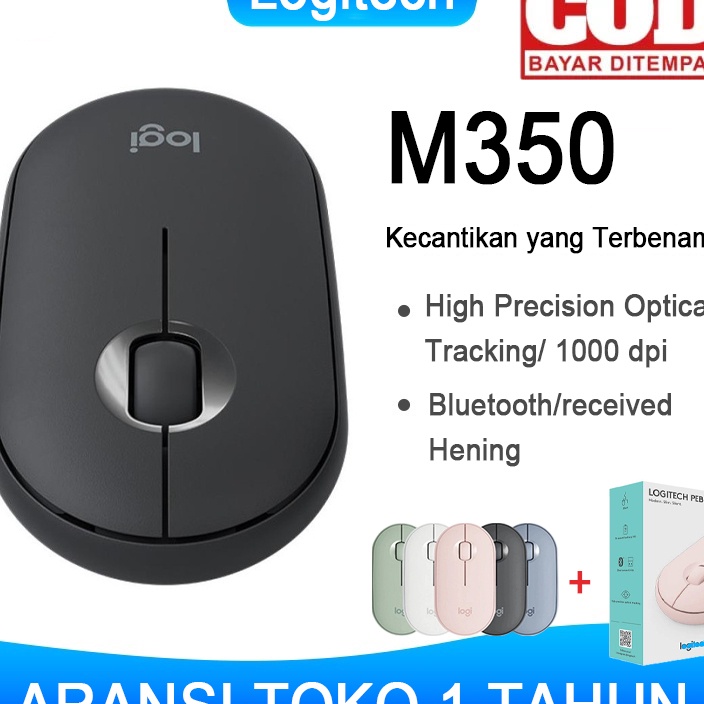Jual Extra Logitech Pebble M35 Mouse Wireless Bluetooth untuk Windows ...