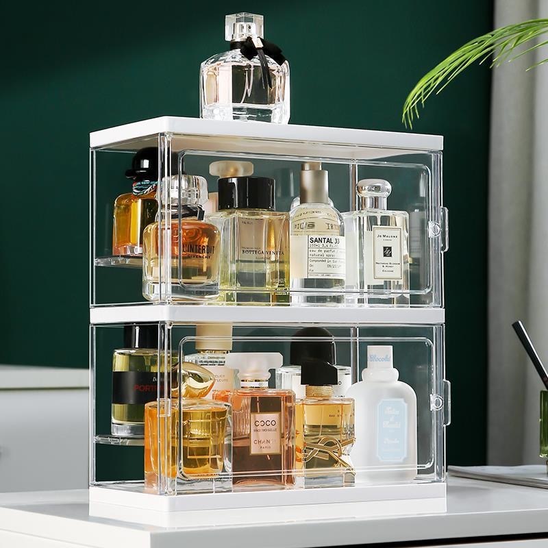 Jual Greenland Rak Parfum Acrylic Storage Organizer Rak Kosmetik Penyimpanan Skincare Make up