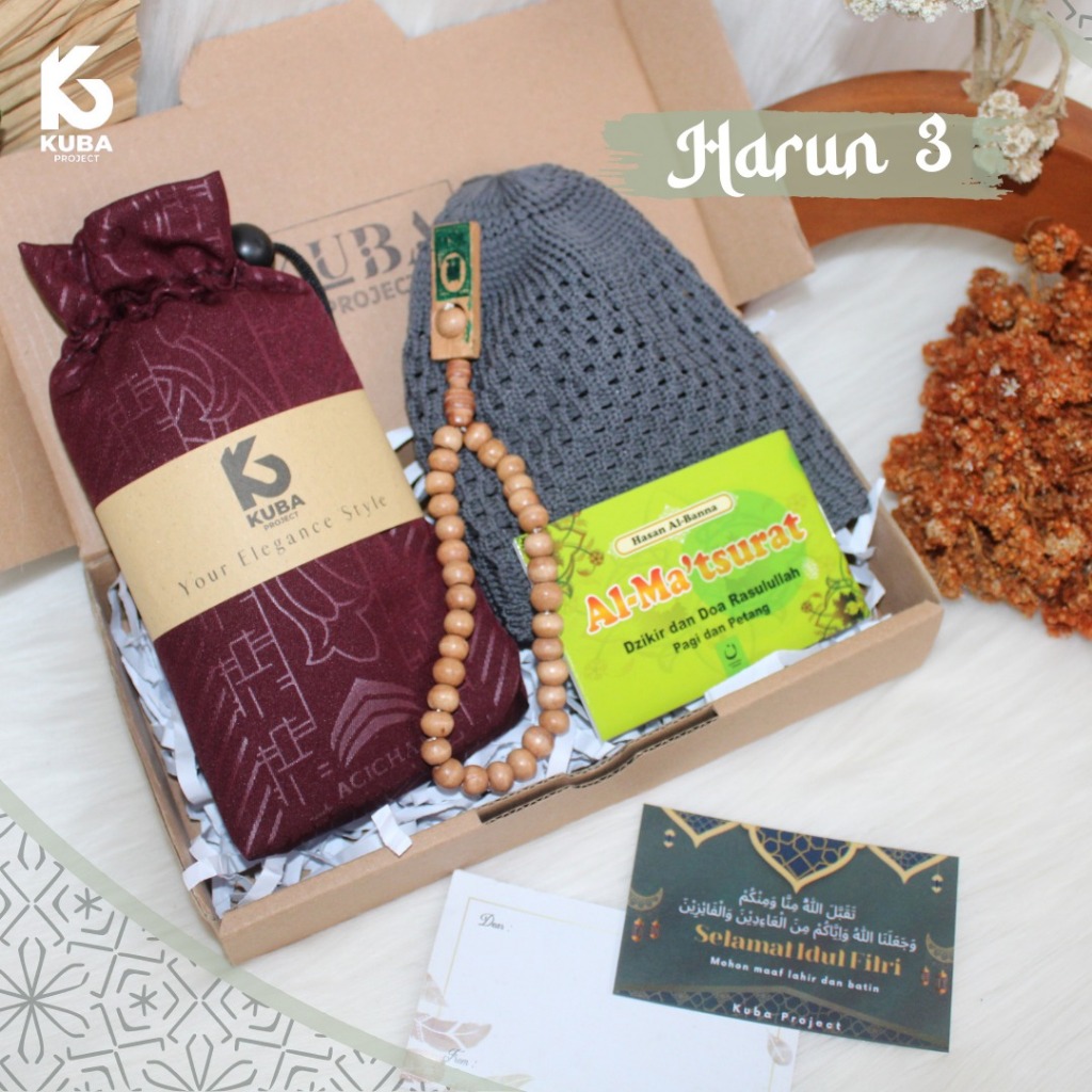 Hampers Cowok laki-laki Kado Hadiah Gift Box Sajadah Lebaran Ramadhan Ulang tahun dll Premium by Kuba Project
