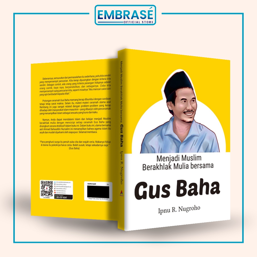 Jual Buku Menjadi Muslim Berakhlak Mulia Bersama Gus Baha -Embrase