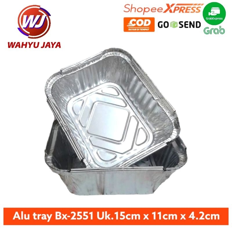 Jual Alu tray Bx-2551 Uk. 15cm x 11cm x 4.2cm | Shopee Indonesia