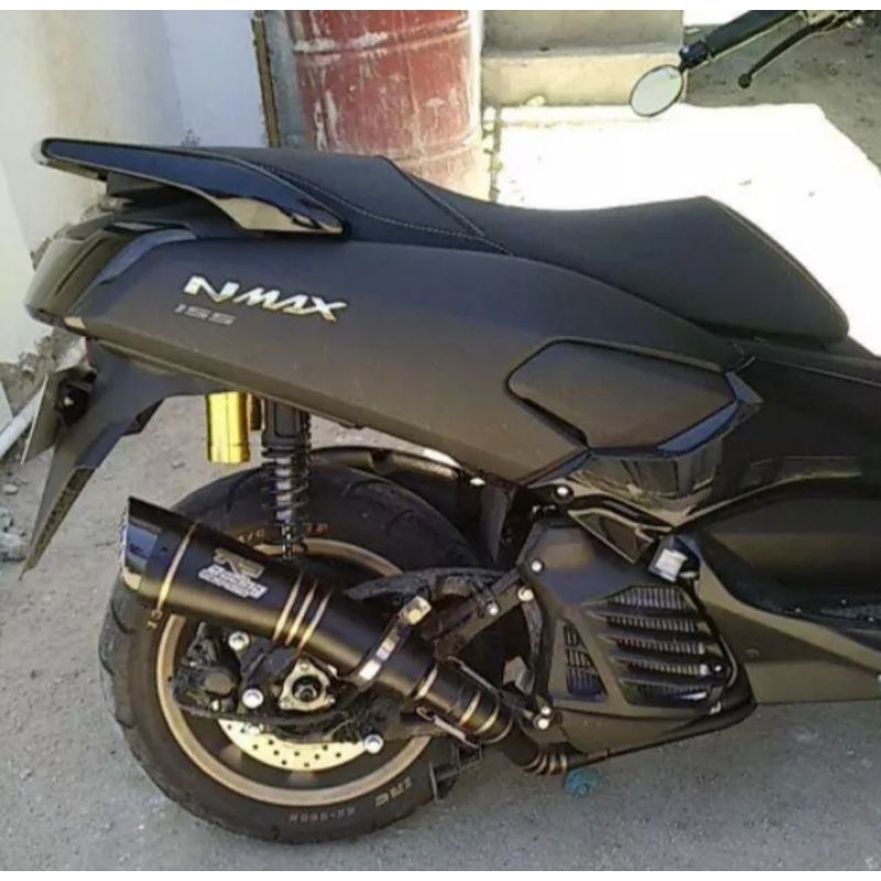 Jual knalpot racing R9 H2 full black for Lexi Mio ADV PCX beat Vario ...