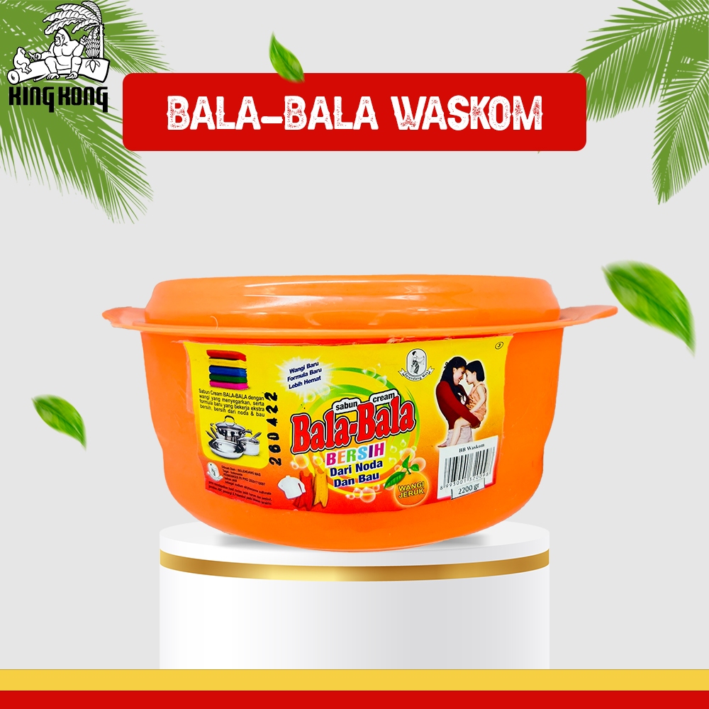 Jual Bala-Bala Sabun Cream Kemasan Waskom Plastik - Sabun Colek ...