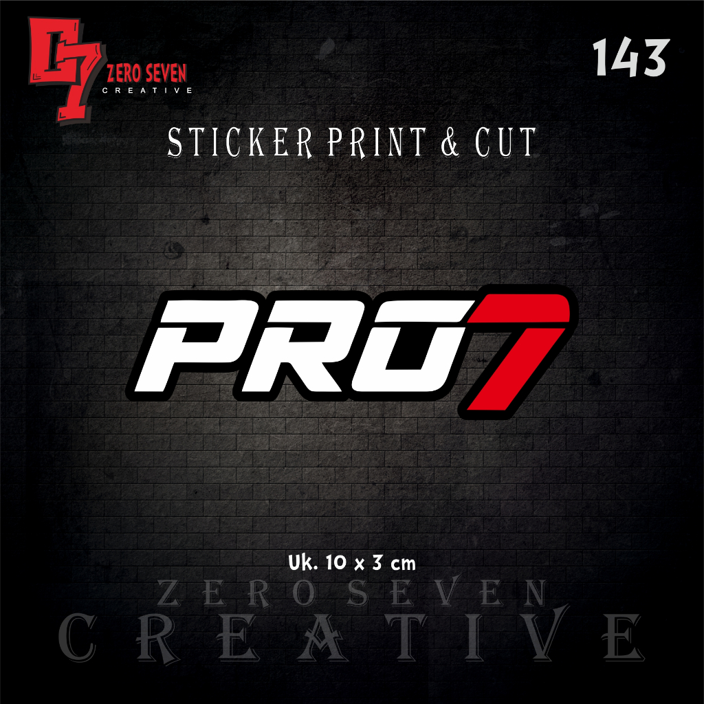 Jual STIKER PRO 7 / RACING / STIKER MOTOR / AESTHETIC / VYNIL / ANTI ...