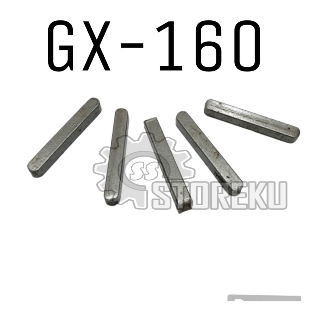 Jual Spi key pin ns80 ns100 / GX160 gx200 gx390 key spie crankshaft ...