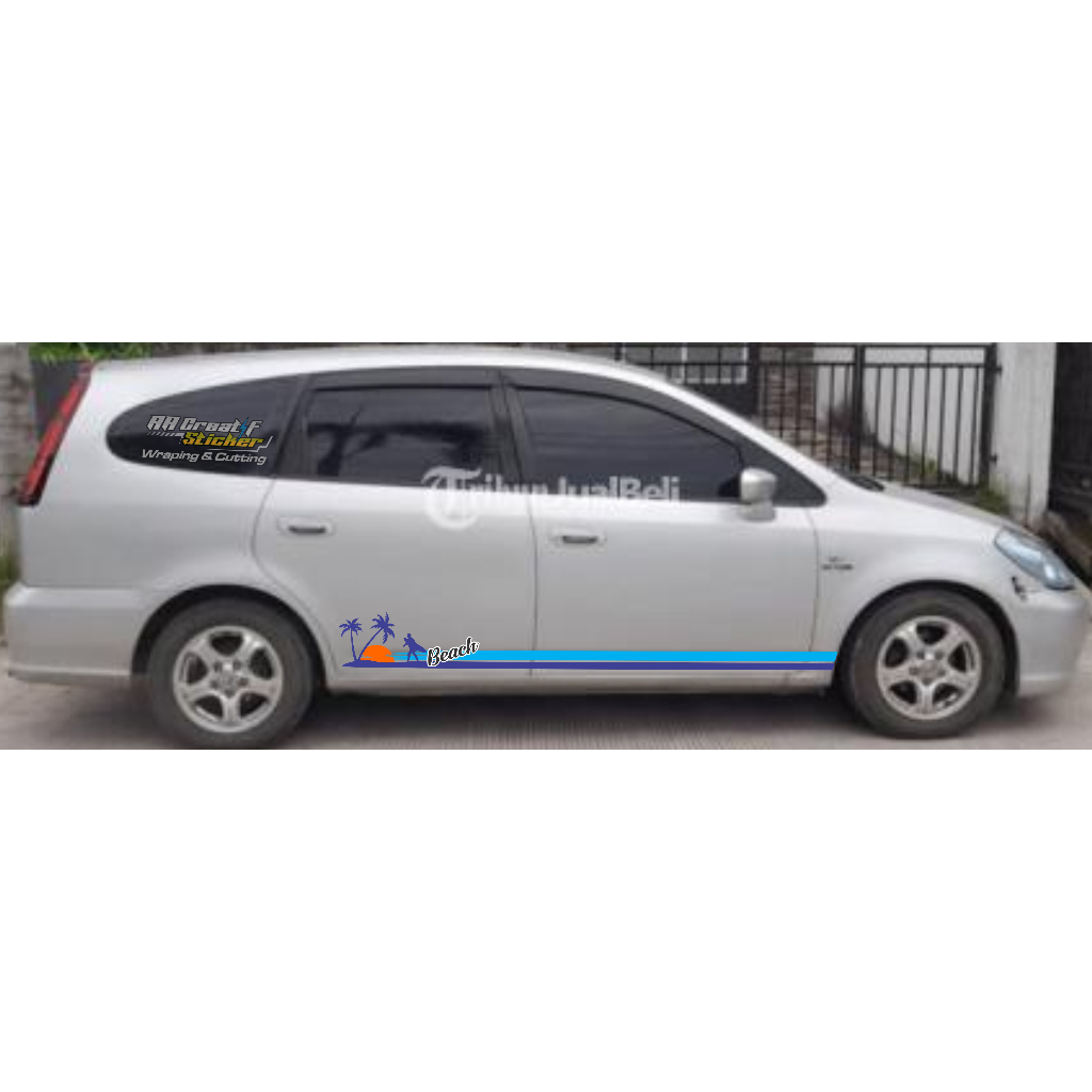 Jual cutting sticker mobil honda stream tema sunset pantai | Shopee ...