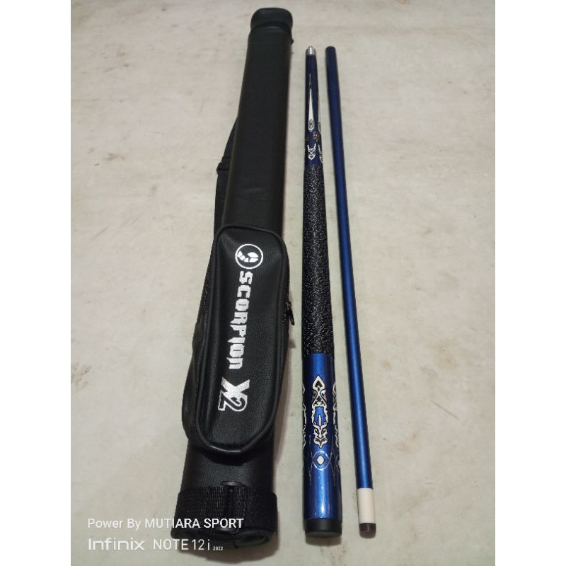 Jual Stik Billiard New Scorpion Pro Graphite X X Original Bonus Hard Cover Stick Harga Promo