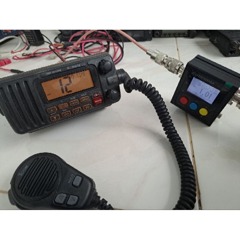 Jual RADIO RIG MARINE ICOM IC M412 PO TX TINGGAL 1.3 WATT | Shopee ...