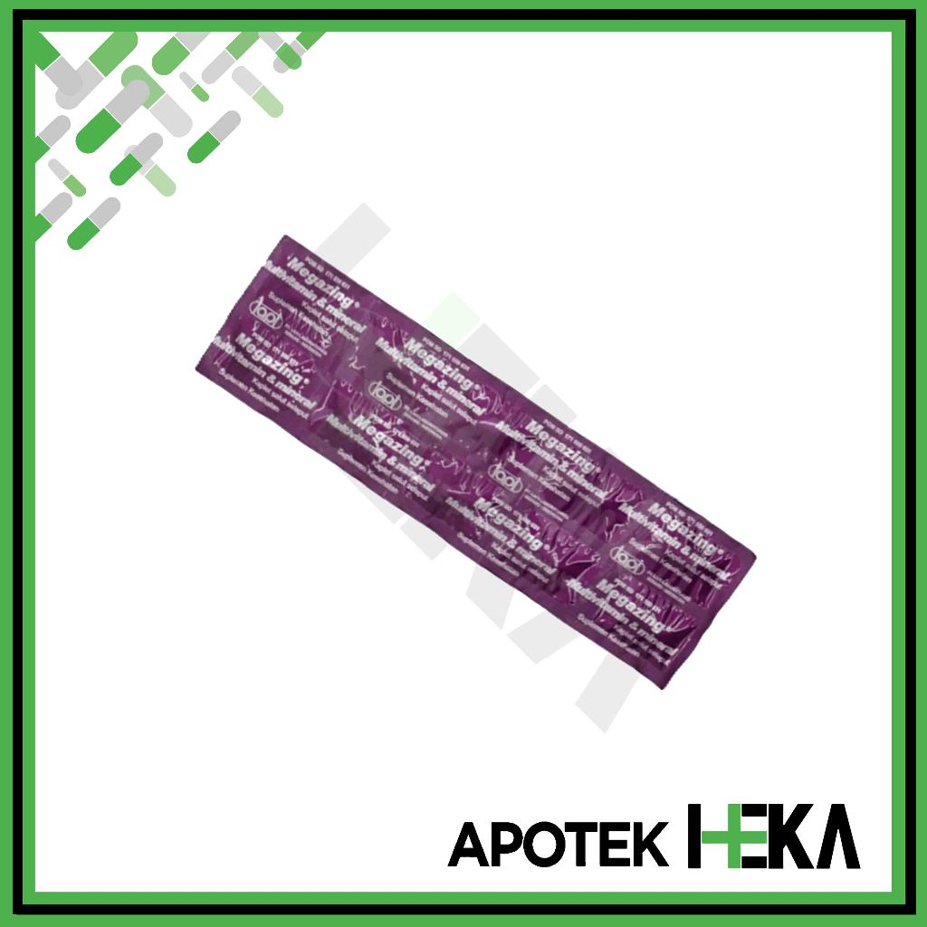 Jual Megazing Strip isi 10 Kapsul - Multivitamin Mineral (SEMARANG ...