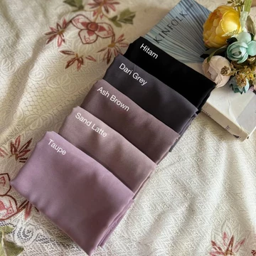 Hijab Syar’I Segi Empat Oval Polycotton Size 120 130 140