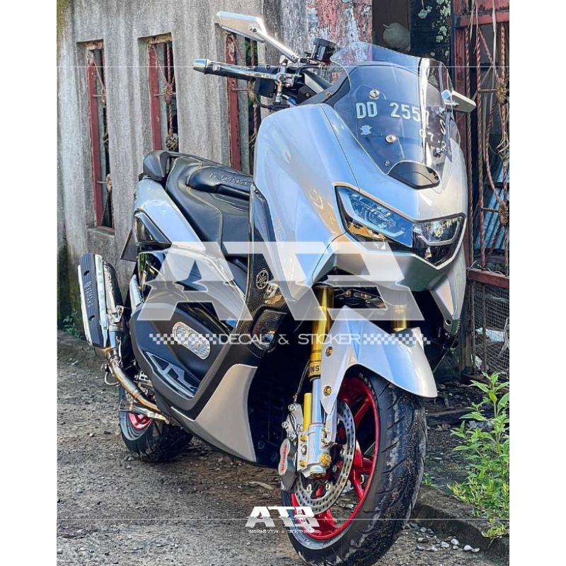 Jual Decal NMAX POLOS SILVER SATIN / SILVER CANDY, Decal Nmax Polos ...