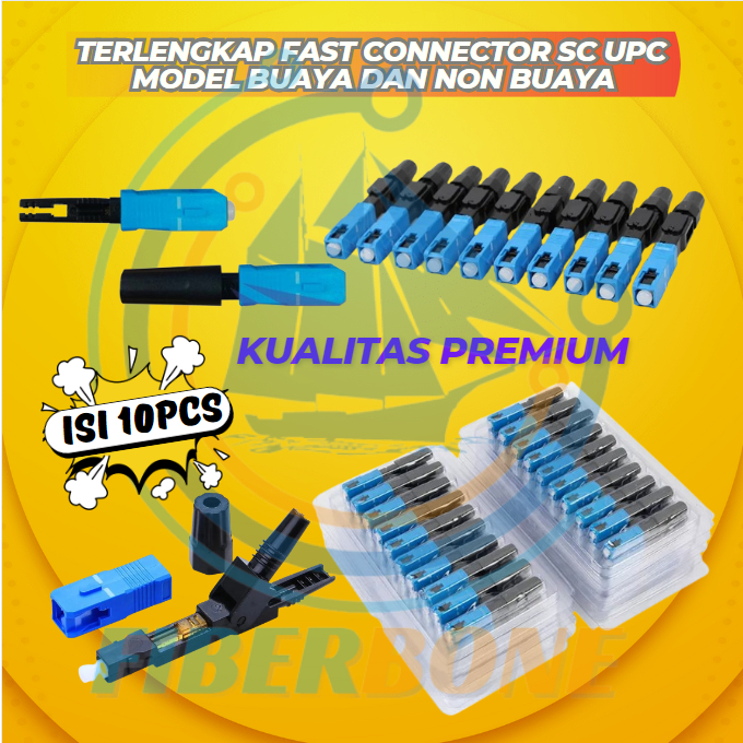 Jual Fast Konektor SC UPC Fiber Optik / Fast Connector SC Fiber Optic ...