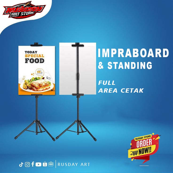 Jual IMPRABOARD (CUSTOM)+ TRIPOD | Shopee Indonesia
