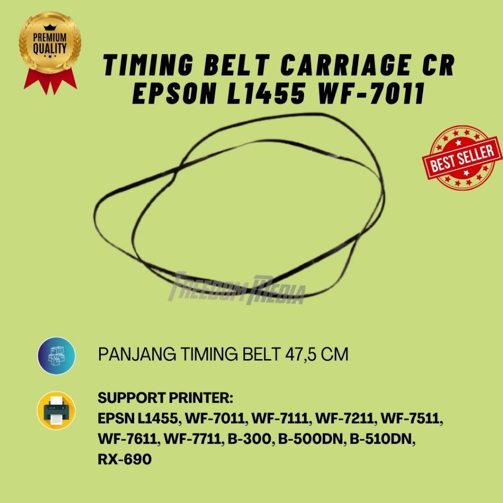 Jual Timing Belt Carriage CR Epson L1455 L 1455 L-1455 WF-7011 WF-7611 ...