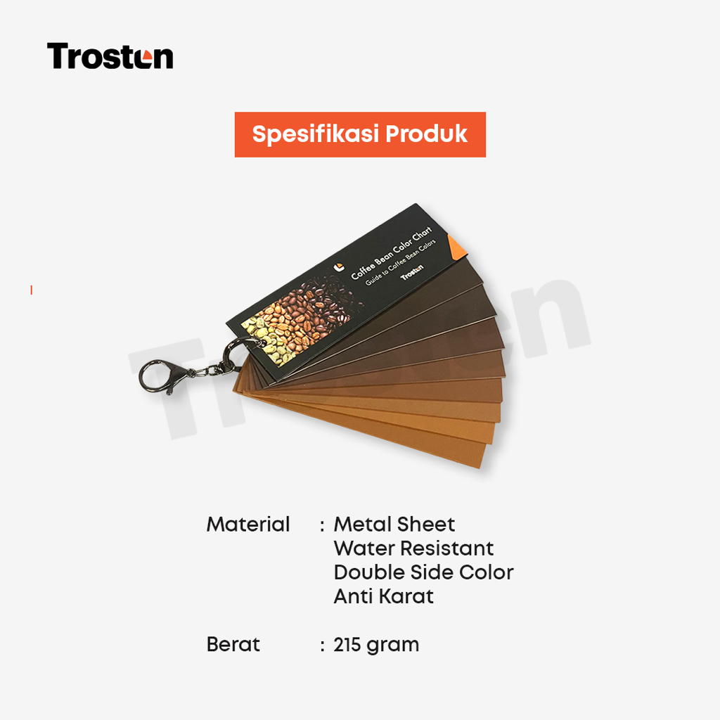 Jual Trosten Coffee Roast Color Guide Standard SCA - Materal Metal ...