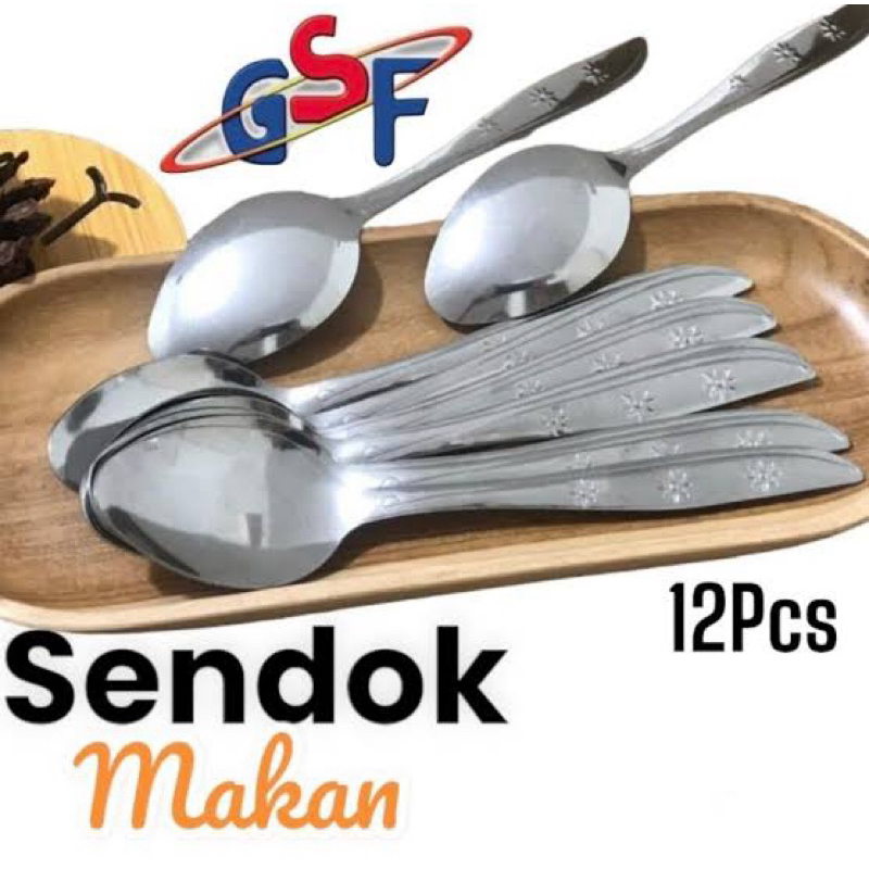 Jual Sendok Makan Stainless Isi Lusin Pcs Sendok Makan Ekonomis