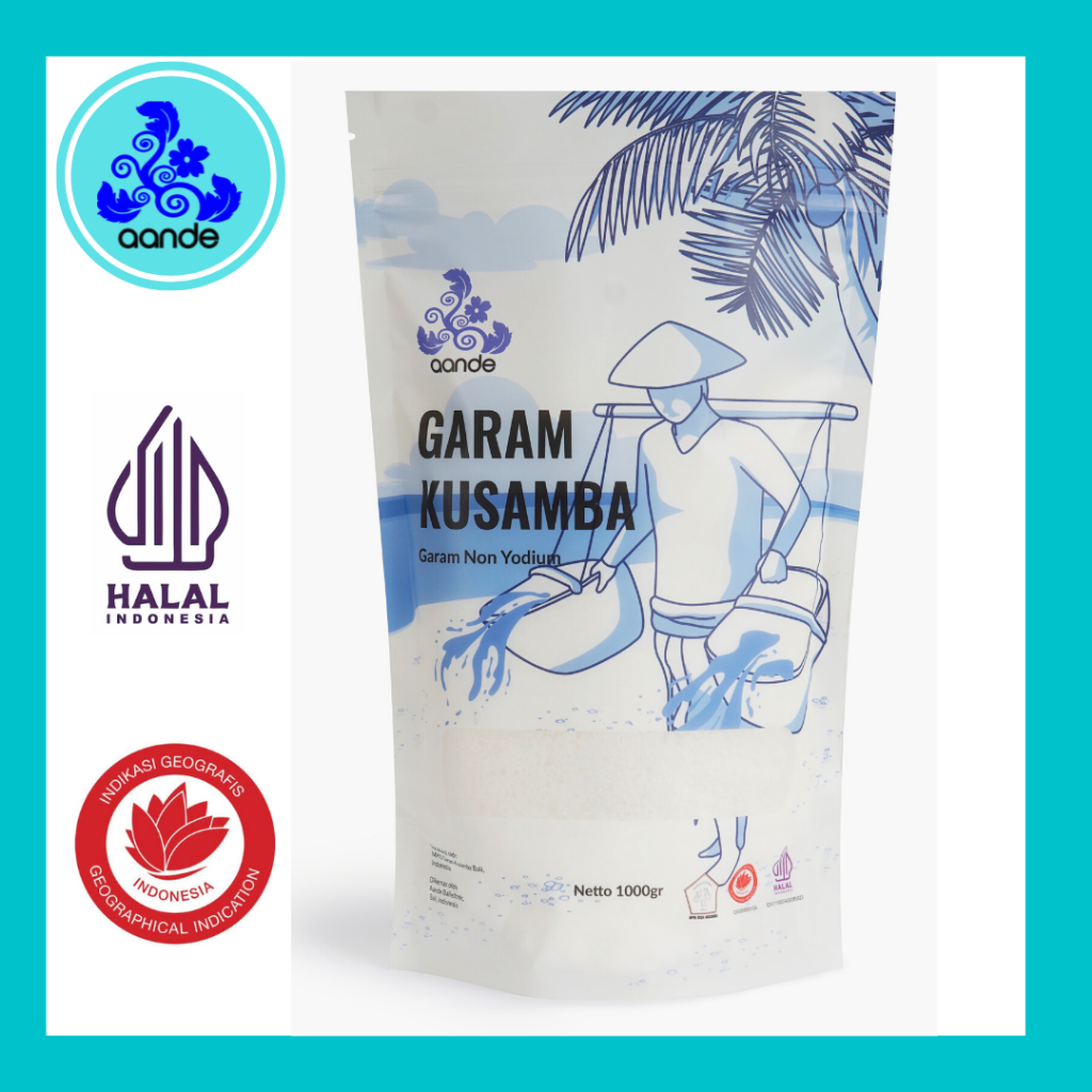 Jual Garam Kusamba Aande Kemasan Kg Shopee Indonesia