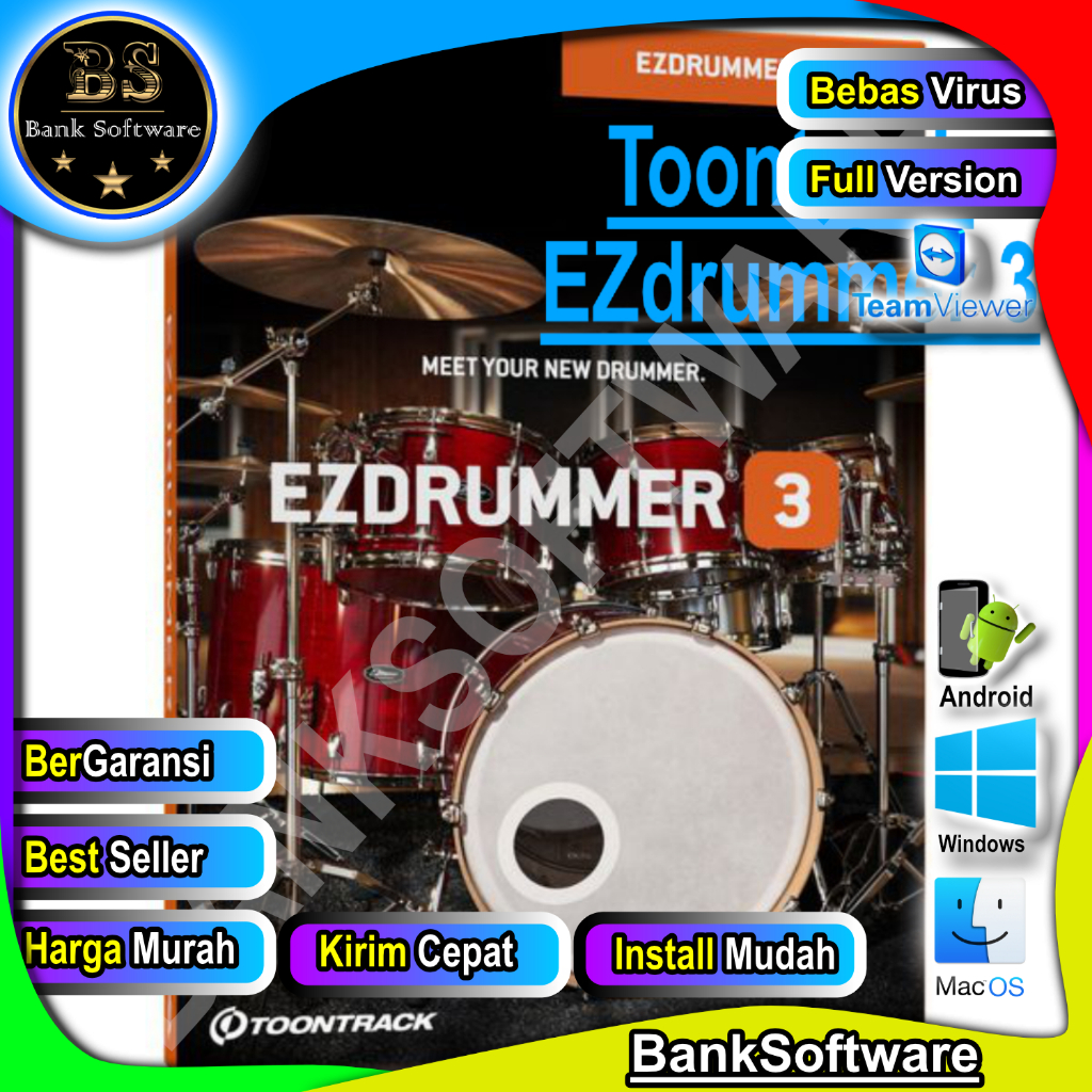 Jual EZdrummer 3 Windows Core Library LifeTime Full Version