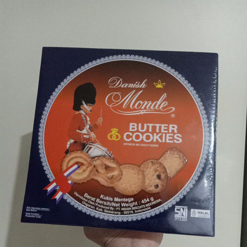 Jual Danish MONDE butter cookies kukis mentega kaleng 454g Shopee Indonesia