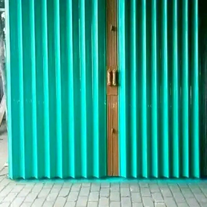 Jual Folding Gate Besi Slat Daun 0.4mm / Pintu Warung / Pintu Ruko ...