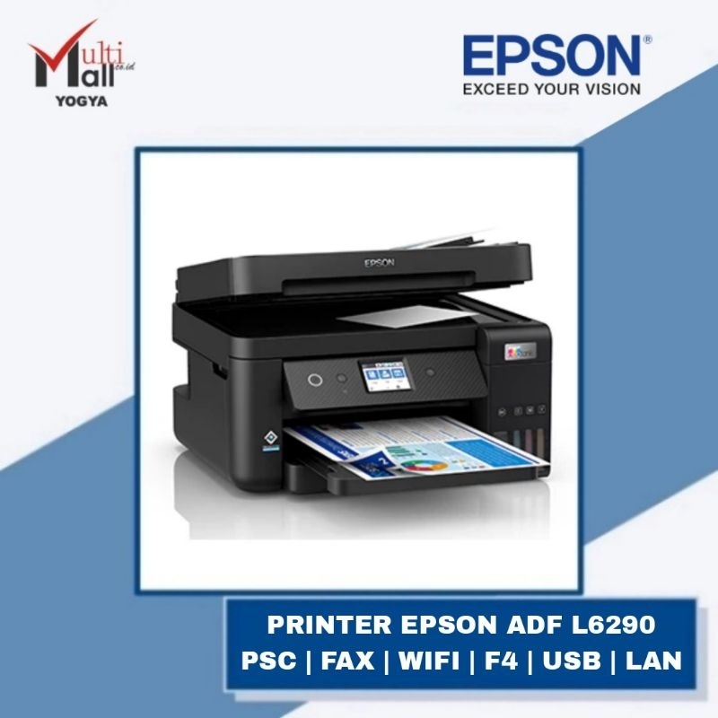 Jual PRINTER EPSON L6290 ADF F4 PRINT SCAN COPY WIFI FAX LAN USB AUTO ...