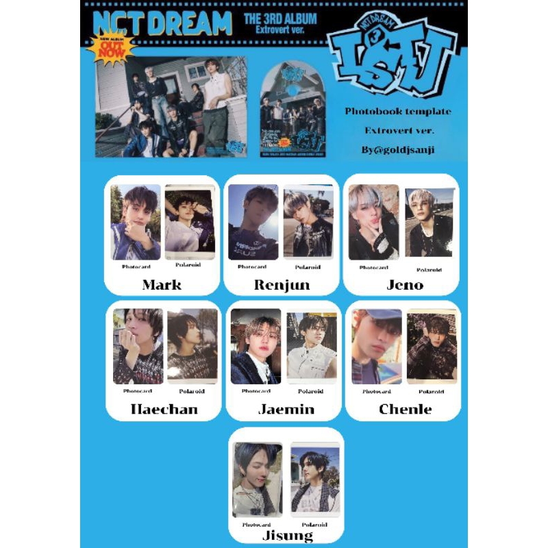 Jual [OFFCIAL PHOTOCARD NCT DREAM ISTJ] photocard mark, renjun, jeno ...