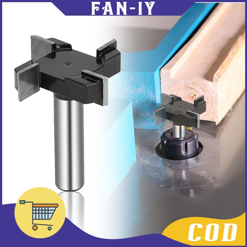 Jual Mata Profil Router Bit Berbilah Empat 1/2x2x1/2 Untuk Alur ...