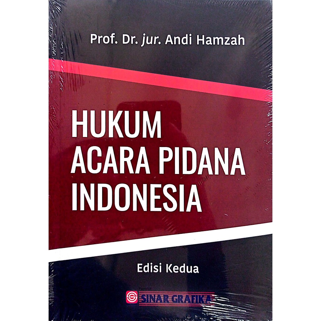 Jual HUKUM ACARA PIDANA INDONESIA ED 2 - SG - TOKO BUKU URANUS | Shopee ...