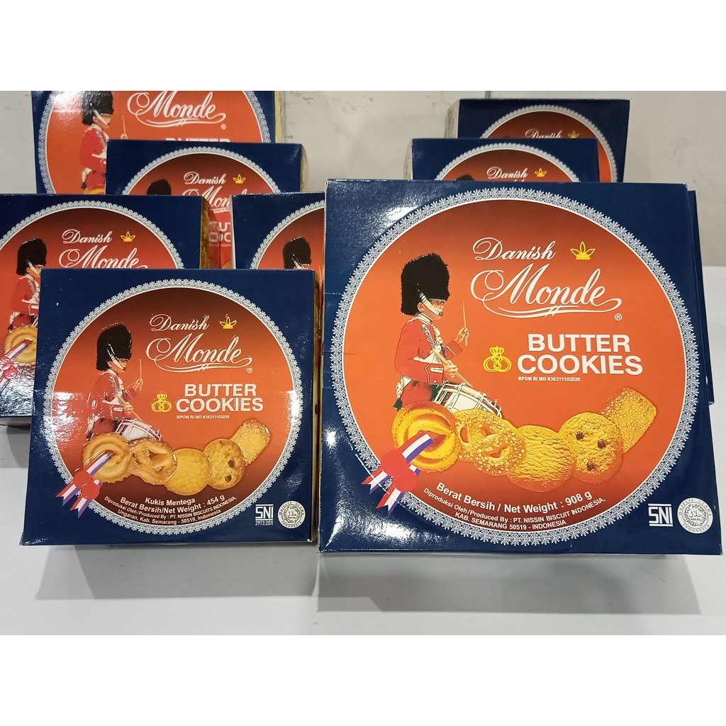 Jual MONDE Biskuit Butter Cookies 454GR & 908GR KALENG | Shopee Indonesia