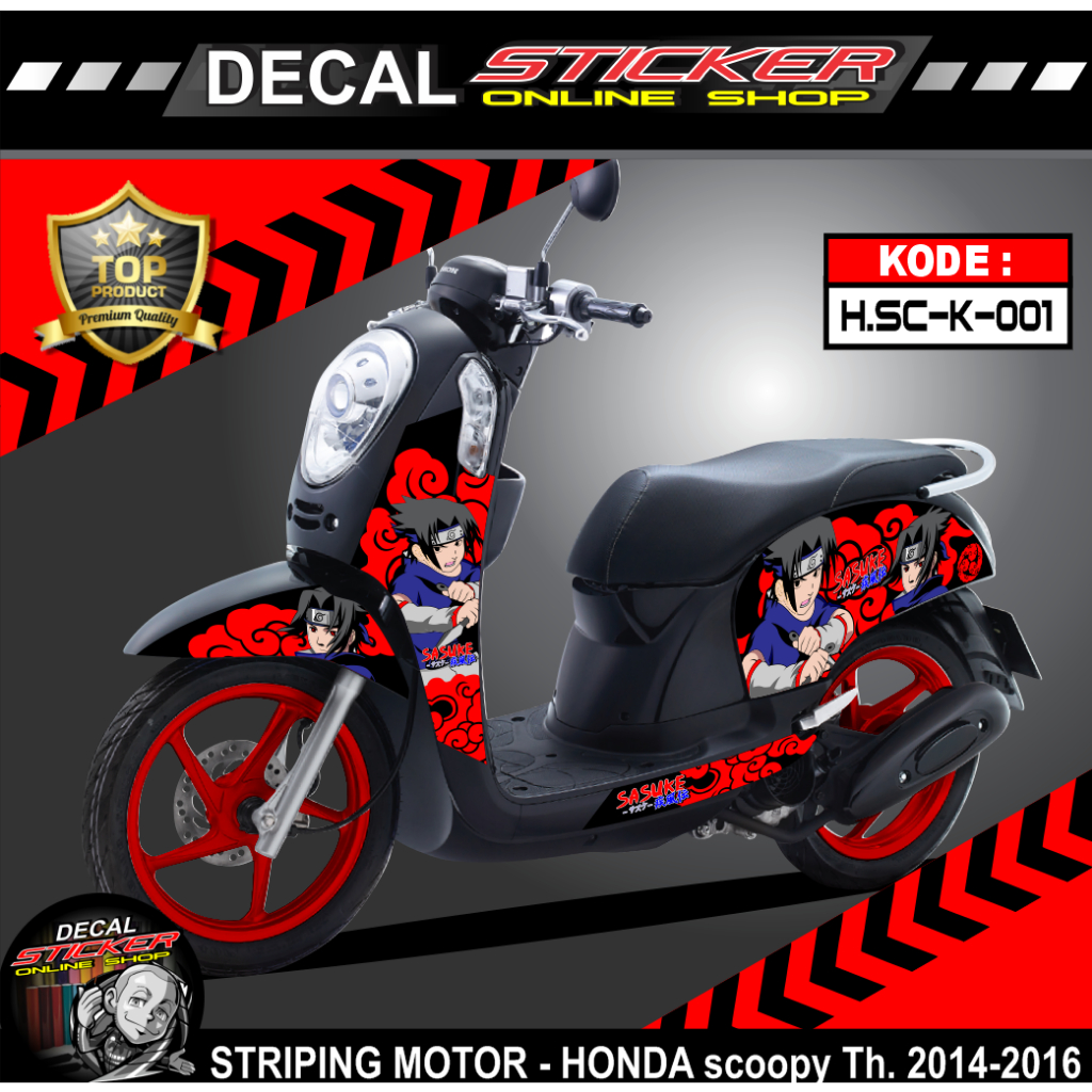 Jual STIKER SCOOPY 2014-2016 CUSTOM RACING KEREN TERBARU | Shopee Indonesia