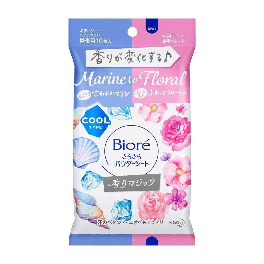 Jual Biore Sara Sara Body Powder 10s Sheets, Tissue basah, Tisiu basah ...