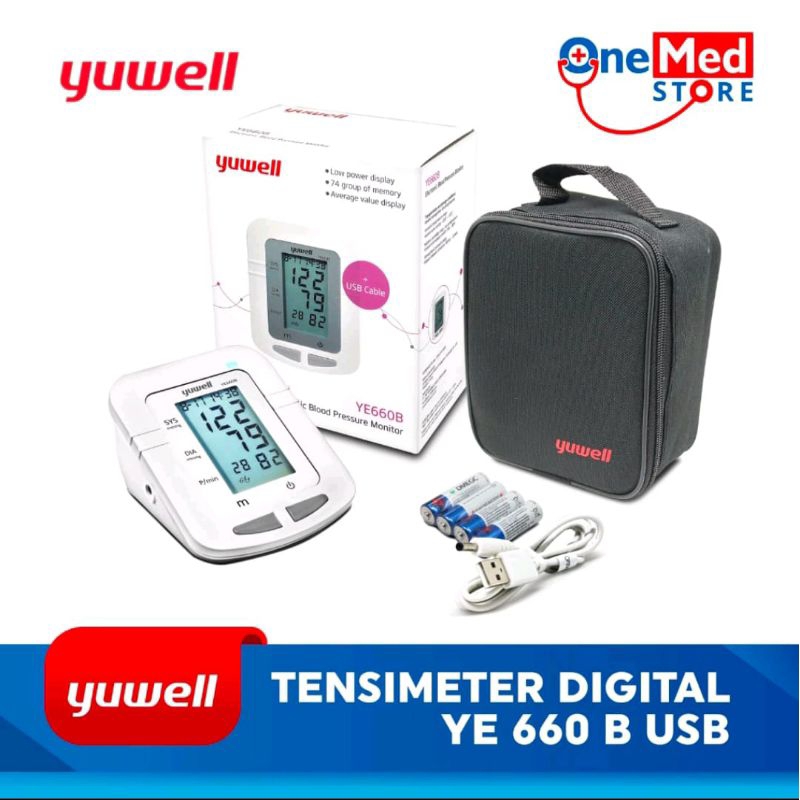 Jual Tensimeter Digital Original Yuwell YE660B / Tensi Meter Lengan ...