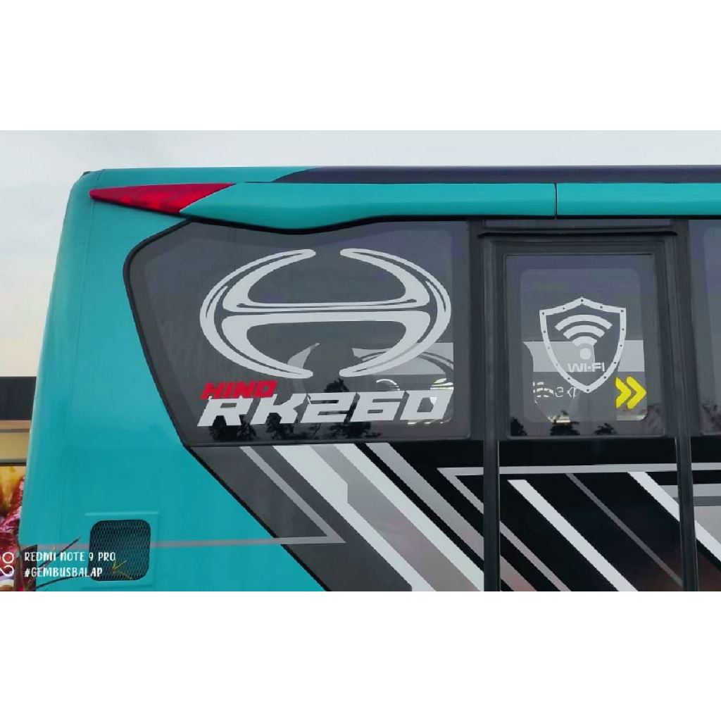 Jual STICKER STIKER LOGO HINO RK260 KACA BUS. BIG BUS.BUS MEDIUM.ELF ...