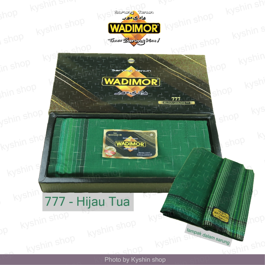 Jual SARUNG WADIMOR Hujan Gerimis 777 Sarung Tenun Sarung Sholat Dewasa ...