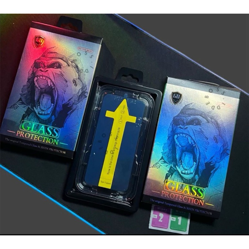 Jual (NON PACK) GORILLA GLASS SCREEN PROTECTOR ANTI GORES AUTO ALLIGN ANTI GAGAL ANTI SPY