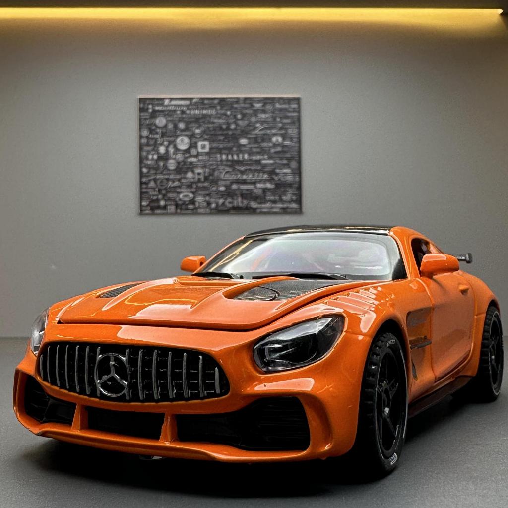 Jual (R120) Diecast alloy car model 1:32 Mercedez A M G GT sports car ...
