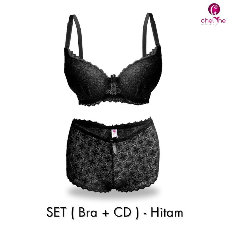 Jual Chelyne Stelan SET Underwear ( Bra + CD ) V618 Brukat Lace Dengan ...