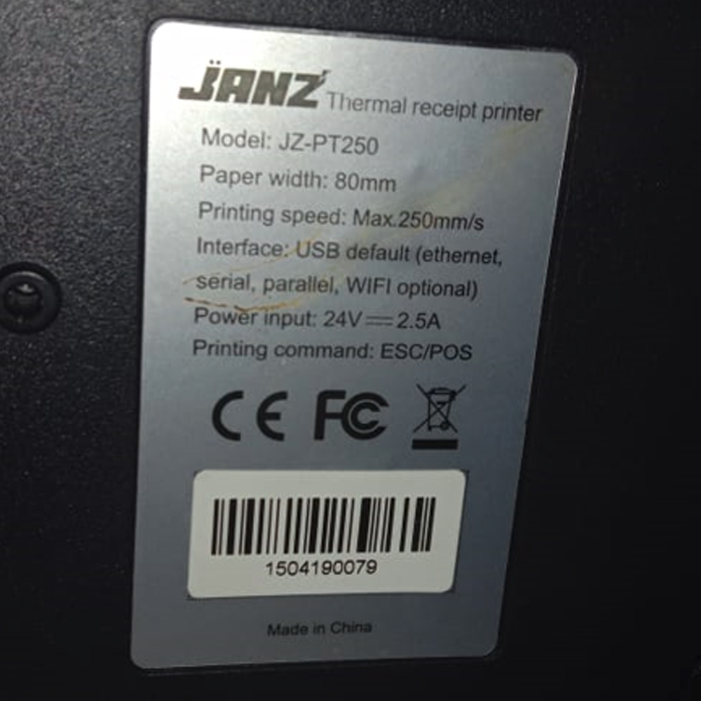 Jual Printer Kasir Thermal JANZ PT 250 | Shopee Indonesia