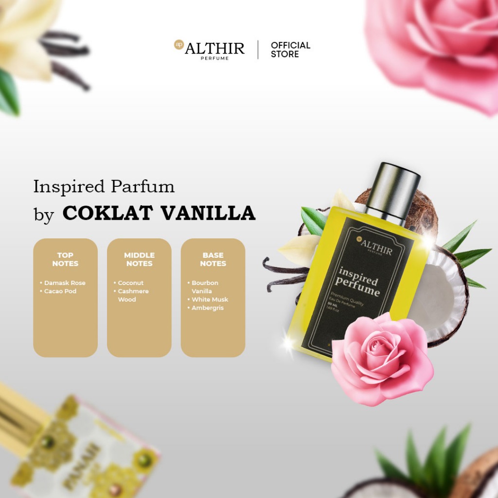 Jual ALTHIR Parfum Unisex - Coklat Vanilla / Cokelat Vanilla Inspired ...