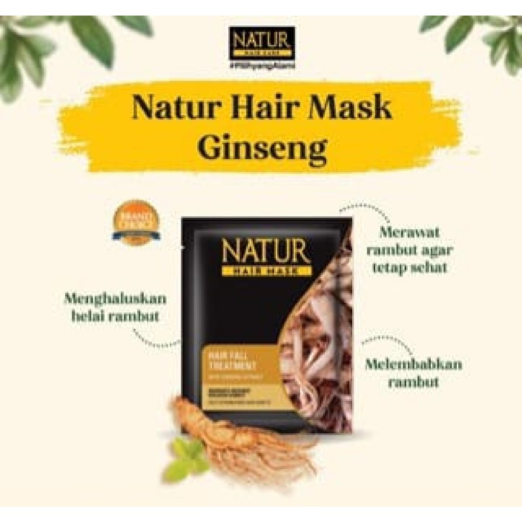 Jual Natur Hair Mask Nutritive Strength / Masker Rambut - Ginseng ...