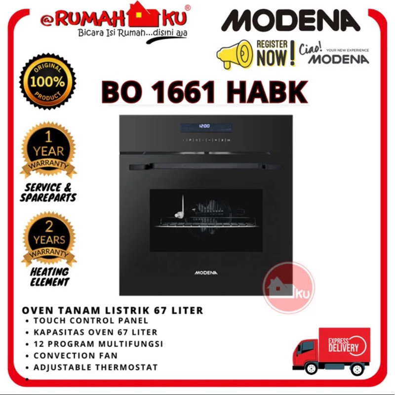 Jual OVEN LISTRIK AIR FRYER Modena BO 1661 HABK | Shopee Indonesia
