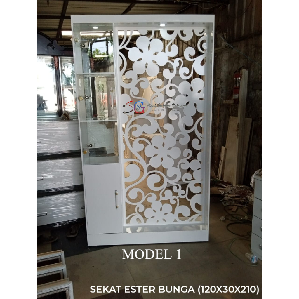 Jual [ADA 2 MODEL PILIHAN] LEMARI HIAS / LEMARI PEMBATAS RUANGAN SEKAT ...