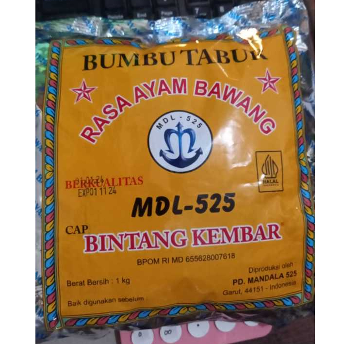 Jual BUMBU TABUR BINTANG KEMBAR RASA AYAM BAWANG 1 KG (tahu Bulat ...