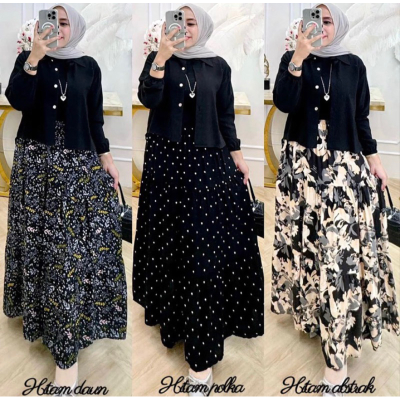 Jual ONE SET ROK ZARA TERBAGUS DAN MODEL TERBARU/SETELAN BAJU DAN ROK