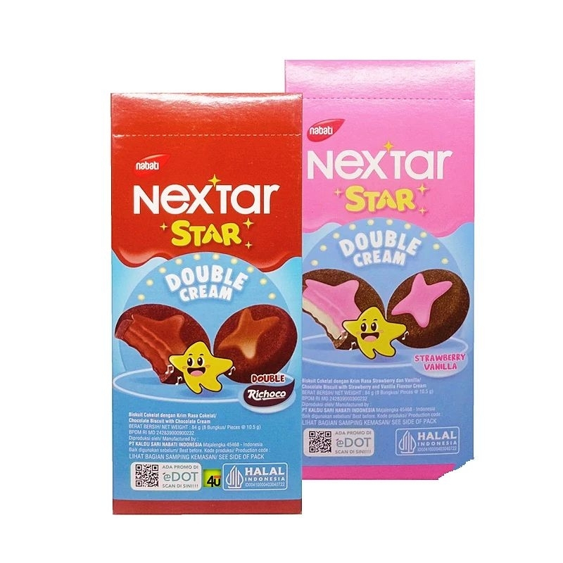 Jual Nextar Nastar Brownies Blueberry Strawberry Double Star