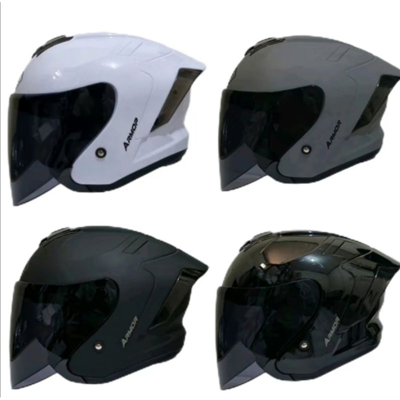 Jual Helm Js Armor Original Helm Half Face Helm Pria Dewasa Helm Js Armor Paket Ganteng Motif