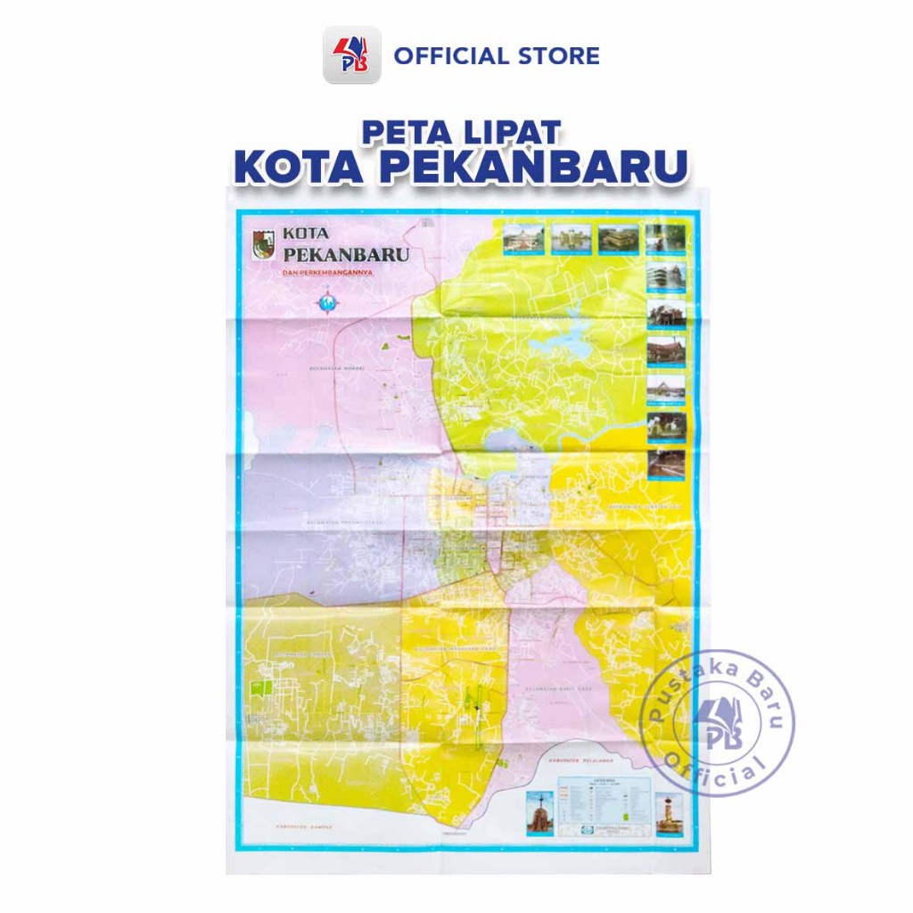 Jual Peta Kota Pekanbaru / Peta Lipat Lembaran Kota Pekanbaru | Shopee ...