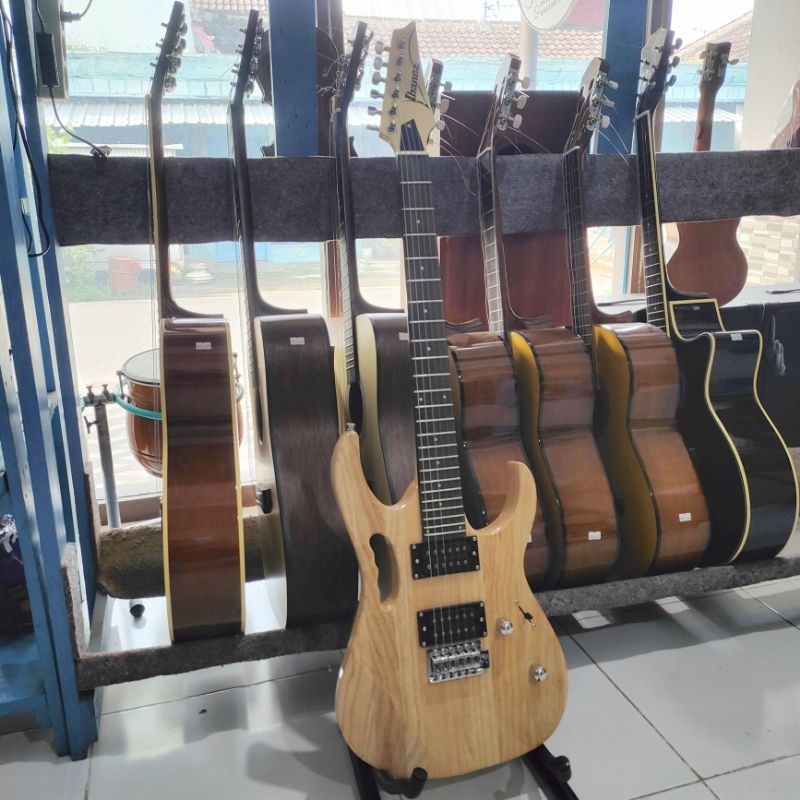 Jual Gitar Listrik Elektrik Murah Model Strato Ibanez S Series Custom